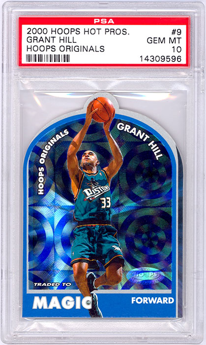 2000-01 Hoops Hot Prospects Grant Hill Hoops Originals #9 PSA 10
