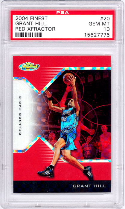 2004-05 Finest Grant Hill Red Xfractor #20 PSA 10
