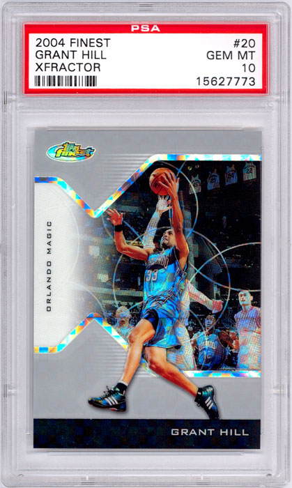 2004-05 Finest Grant Hill Xfractor #20 PSA 10
