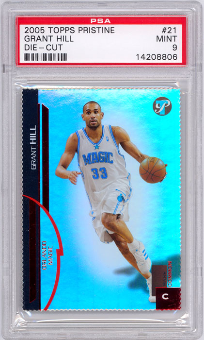 2005-06 Topps Pristine Grant Hill Die Cut #21 PSA 9
