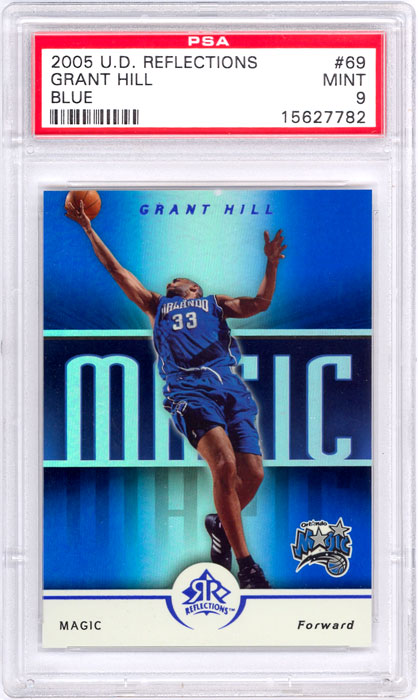 2005-06 UD Reflections Grant Hill Blue #69 PSA 9
