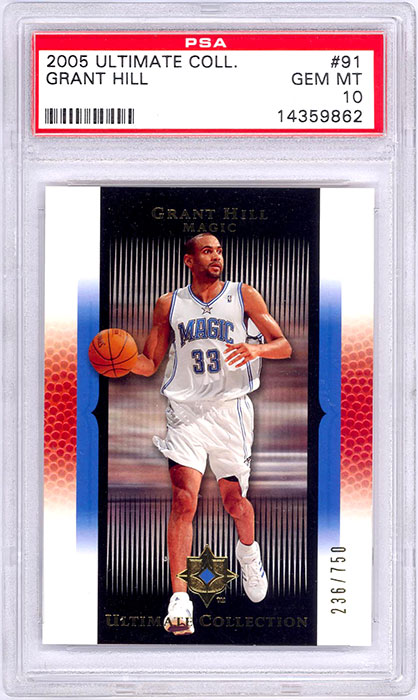 2005 Ultimate Collection Grant Hill #91 PSA 10
