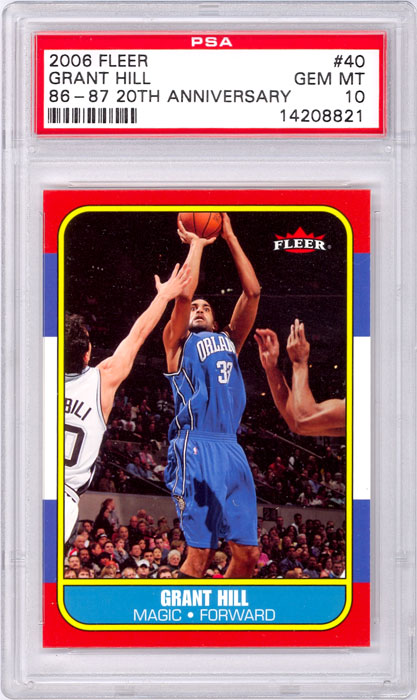 2006-07 Fleer Grant Hill 20th Anniversary #40 PSA 10
