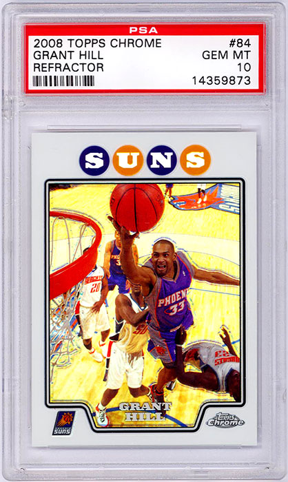 2008-09 Topps Chrome Grant Hill Refractor #84 PSA 10
