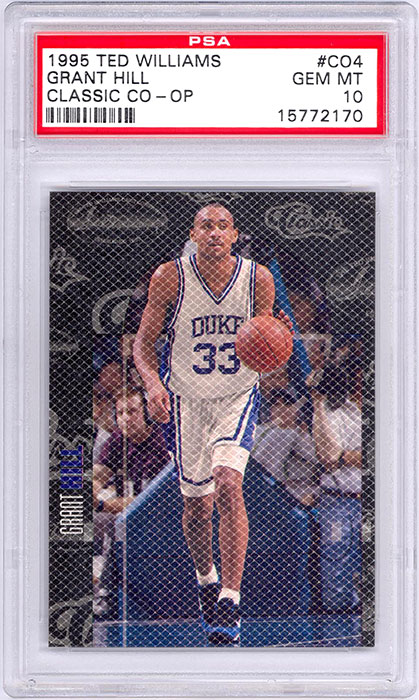 1995 Ted Williams Grant Hill Classic Co-Op #CO4 PSA 10
